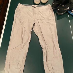 J crew pinstriped joggers